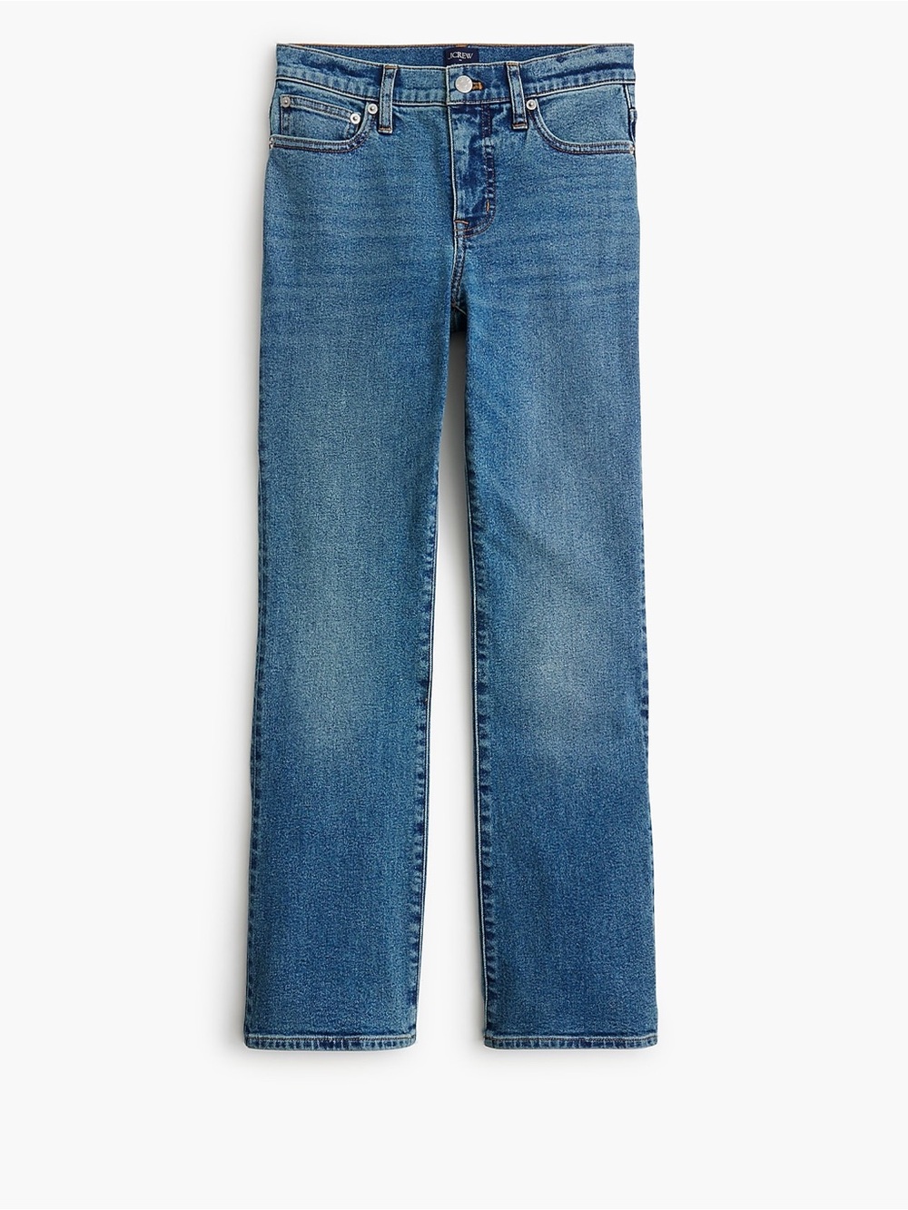 j. crew factory mid rise cropped flare jeans 2025